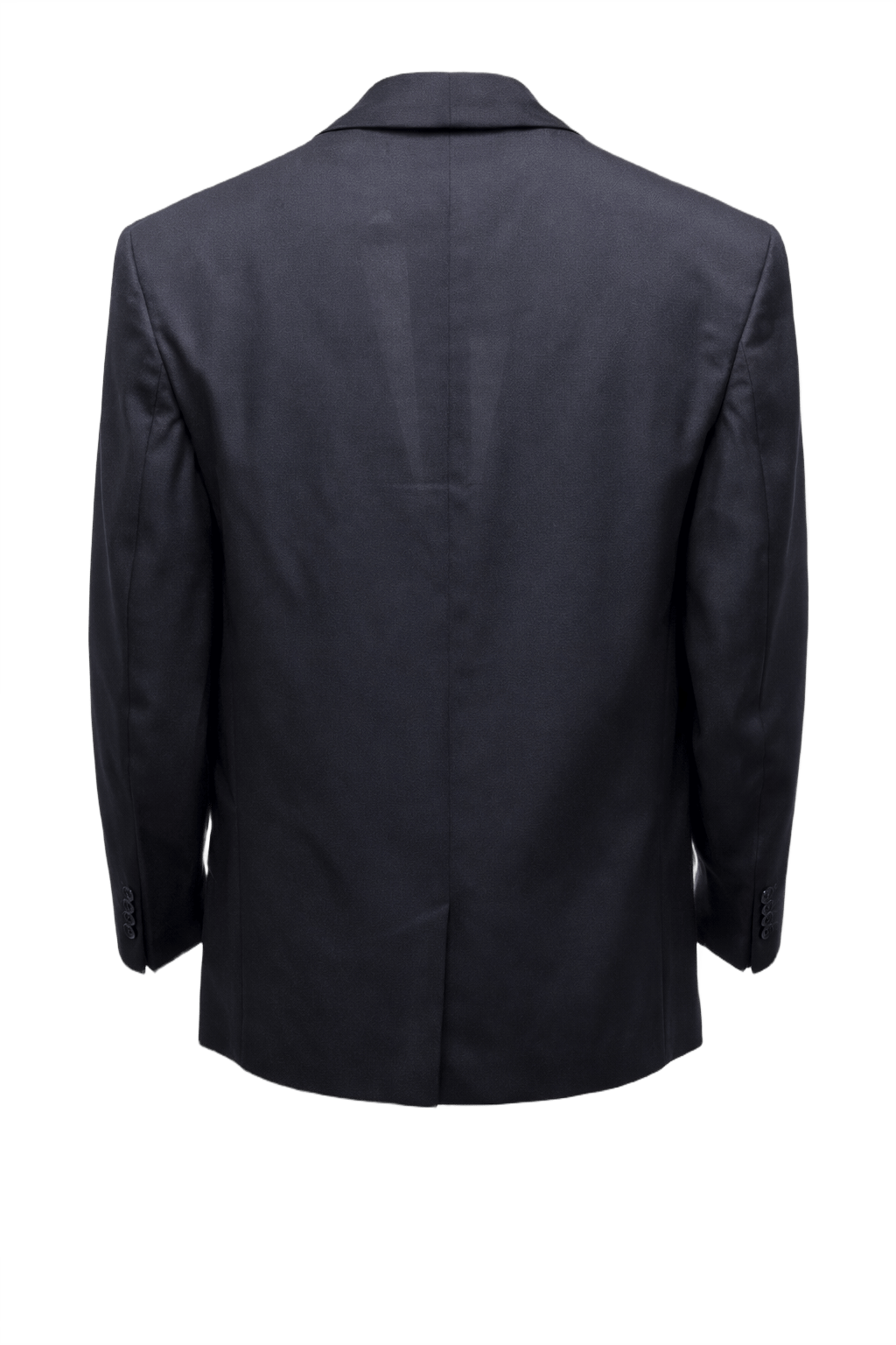 1930s Navy Blue Wool Blend Blazer - Back View