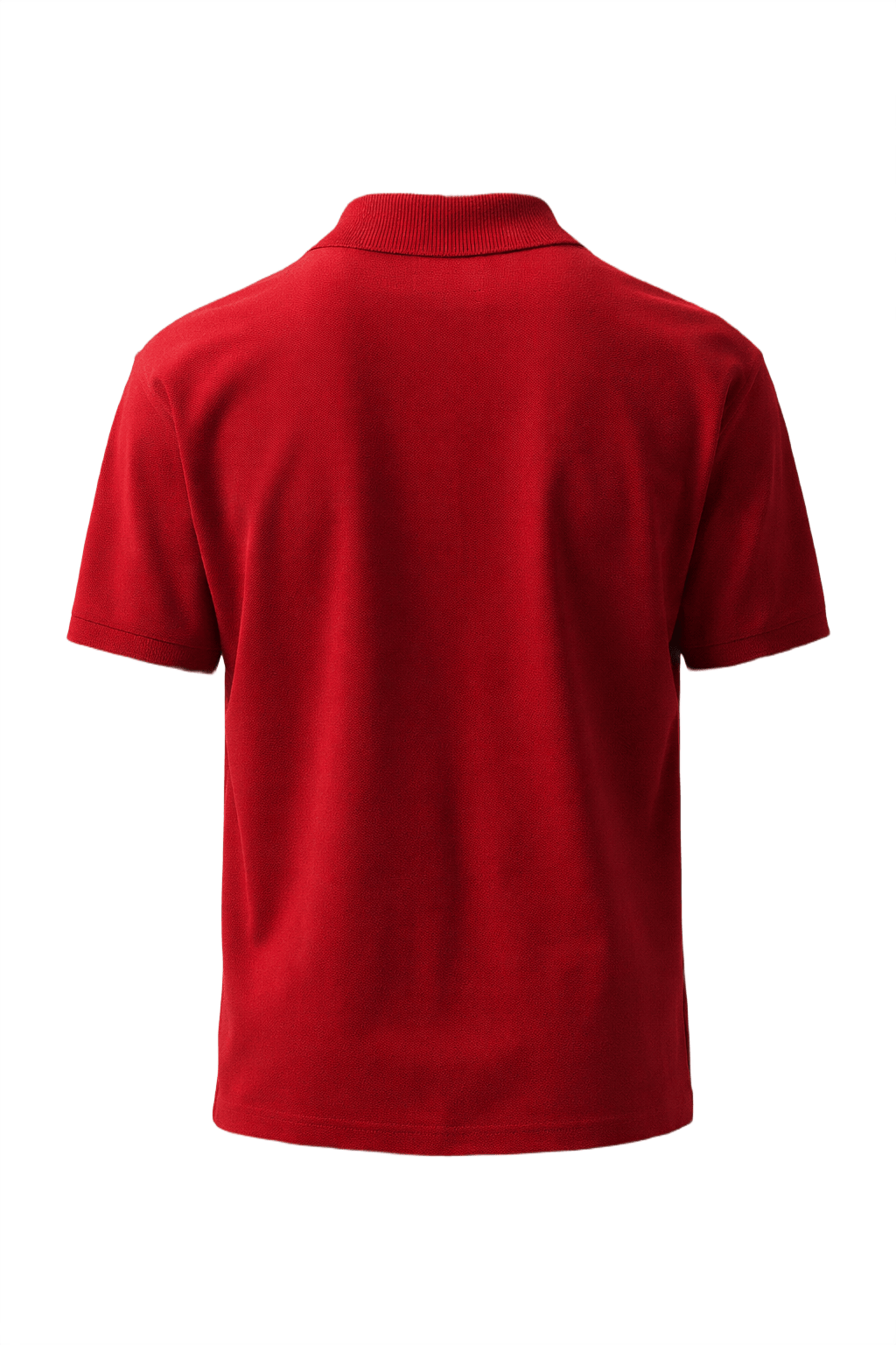 1960s Red Cotton Polo - Back View