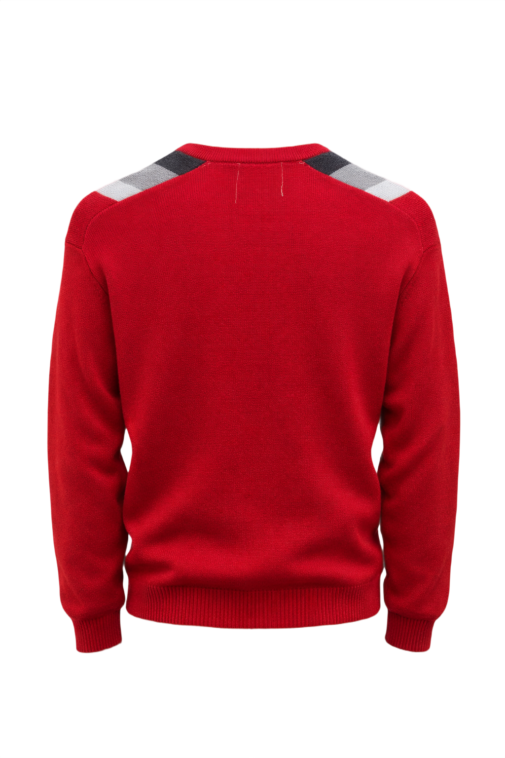 1960s Red Wool Cardigan - Back View