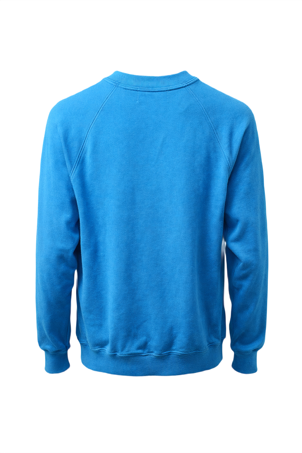 1990s Blue Cotton Blend Sweater - Back View