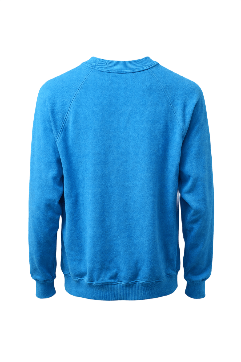 1990s Blue Cotton Blend Sweater - Back View