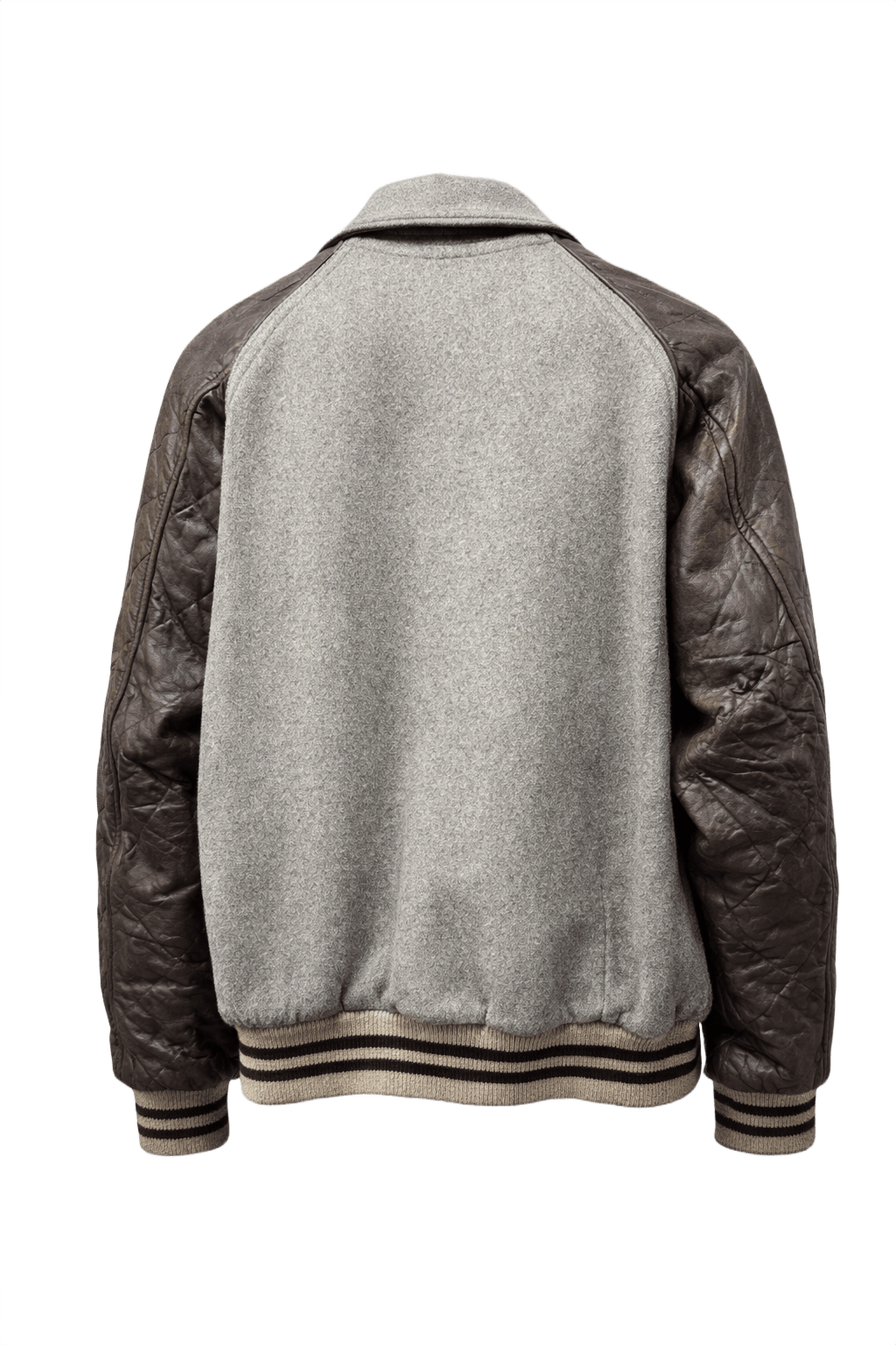 1960s Grey Wool Jacket - Back View