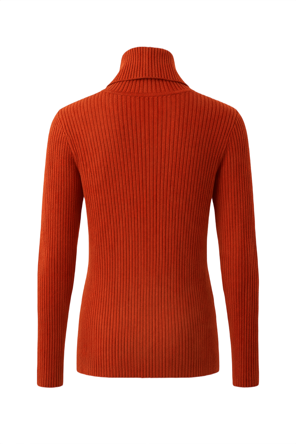 1960s Red Wool Sweater - Back View