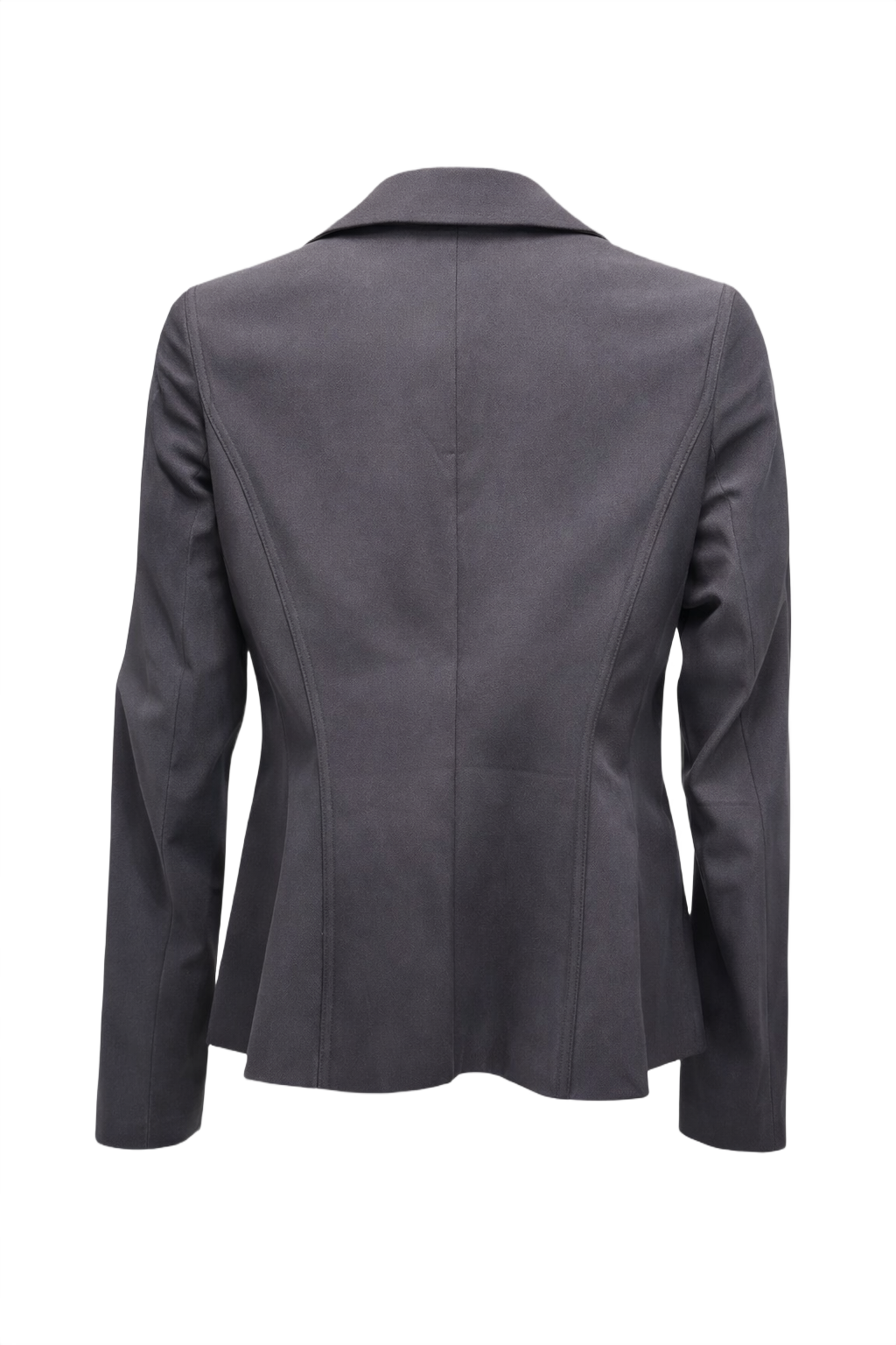 1990s Dark Grey Unknown Blazer - Back View