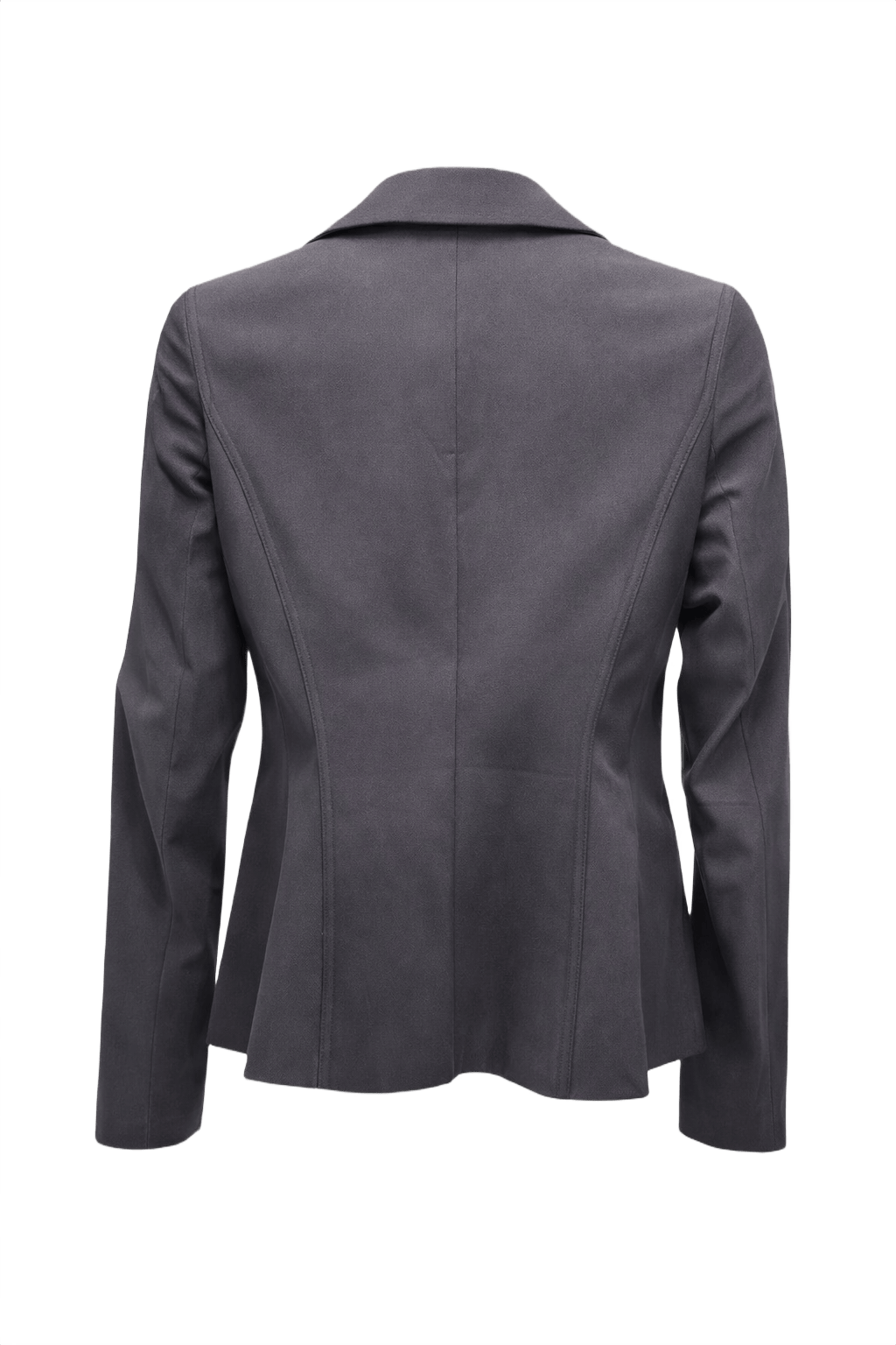 1990s Dark Grey Unknown Blazer - Back View