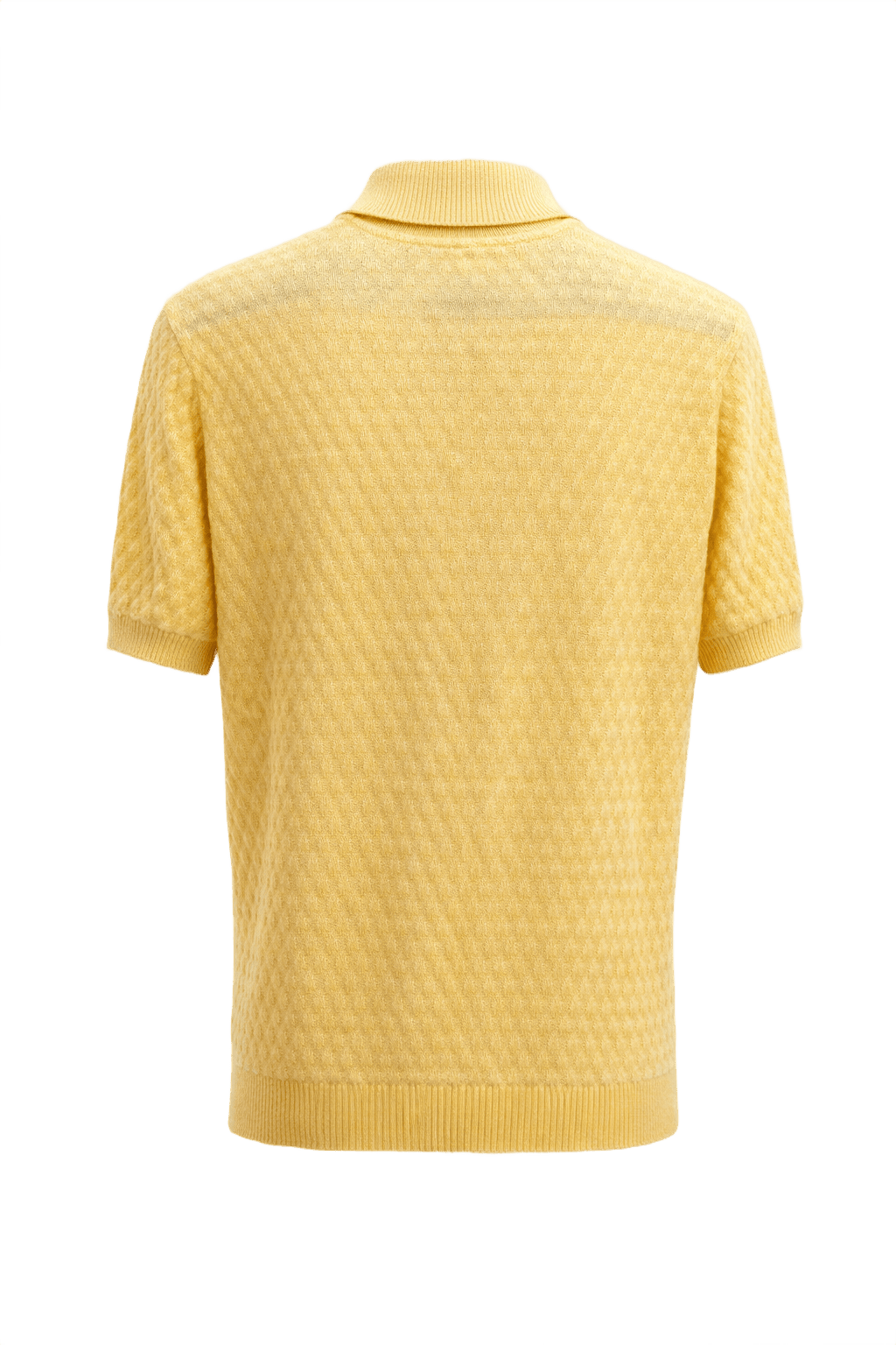1960s Yellow Cotton Polo - Back View
