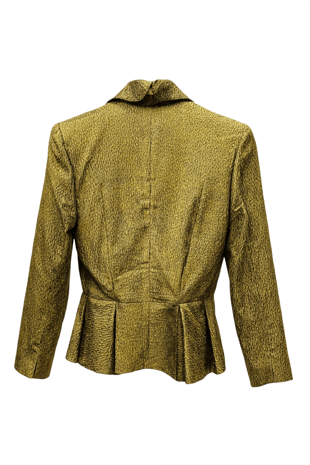1980s Gold Unknown Blazer - Back View