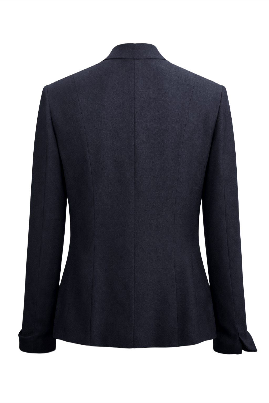 1980s Navy Blue Blazer - Back View