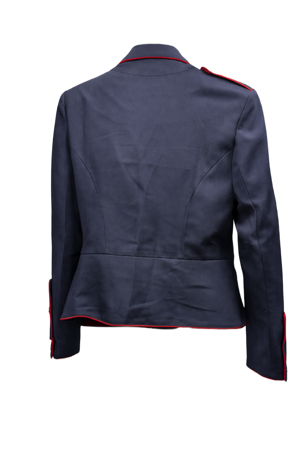 1990s Navy Blue Cotton Jacket - Back View