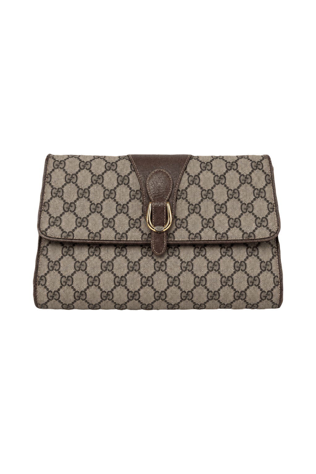 1980s Beige Canvas Bag - Front View