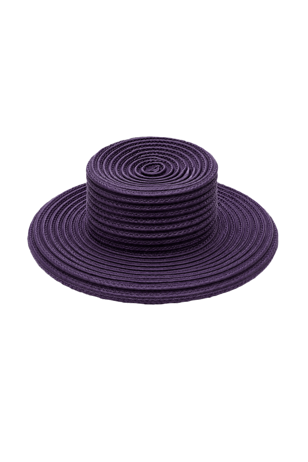 1980s Purple Synthetic Hat - Front View
