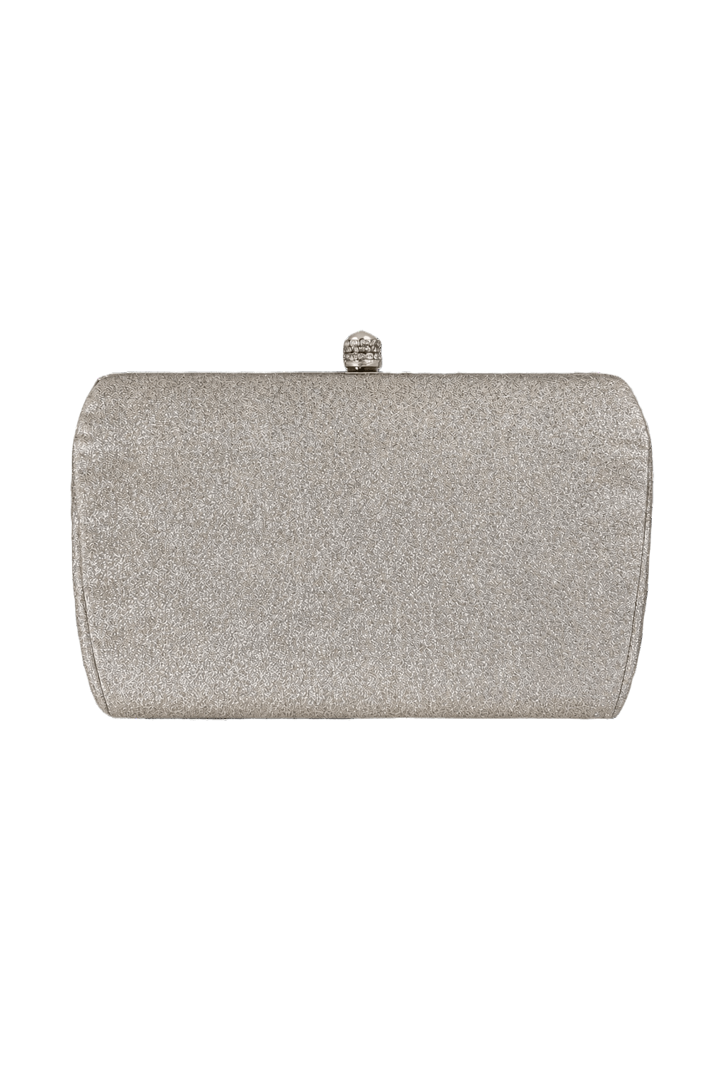 1970s Silver Unknown Clutch - Front View