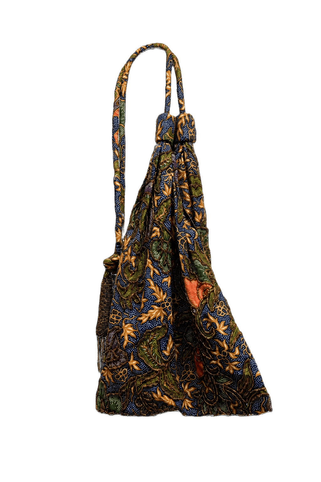 1990s Multicolored Fabric Bag - Front View