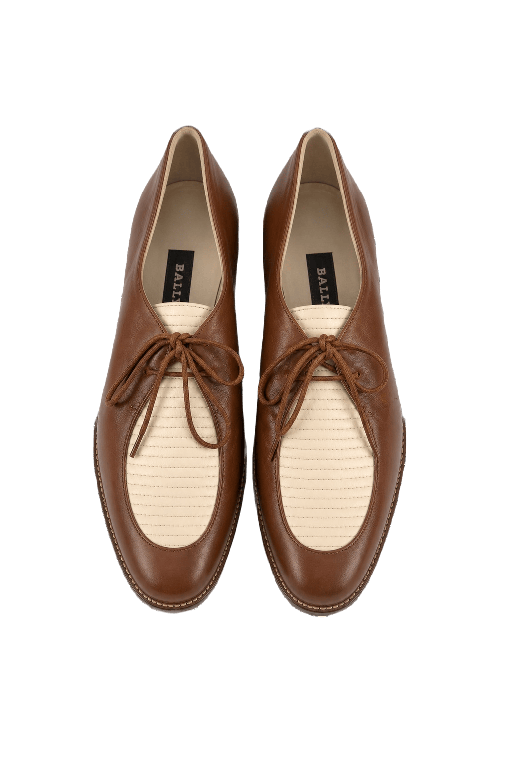 1990s Brown Leather Shoes - Front View