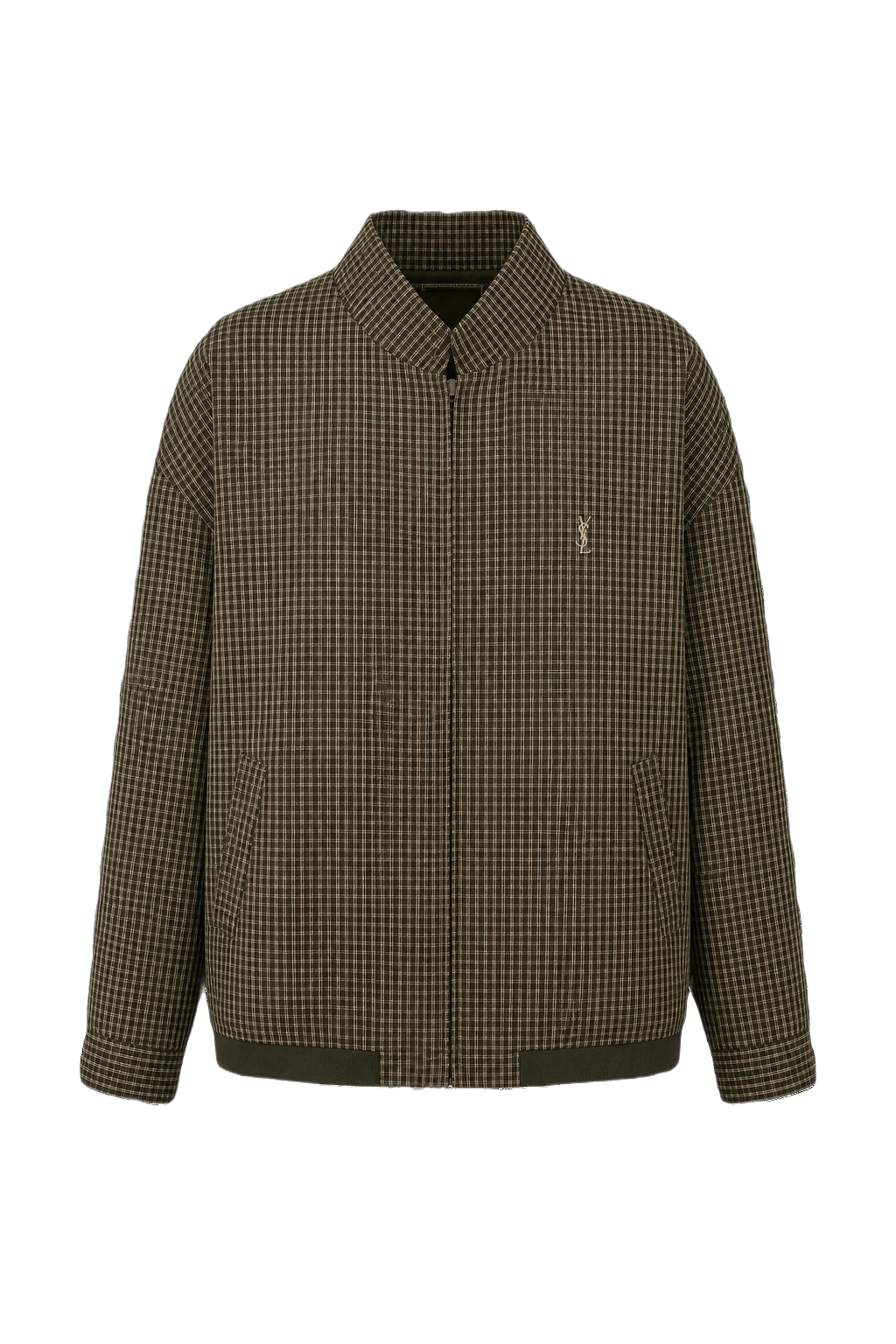 1980s Brown Cotton Jacket - Front View