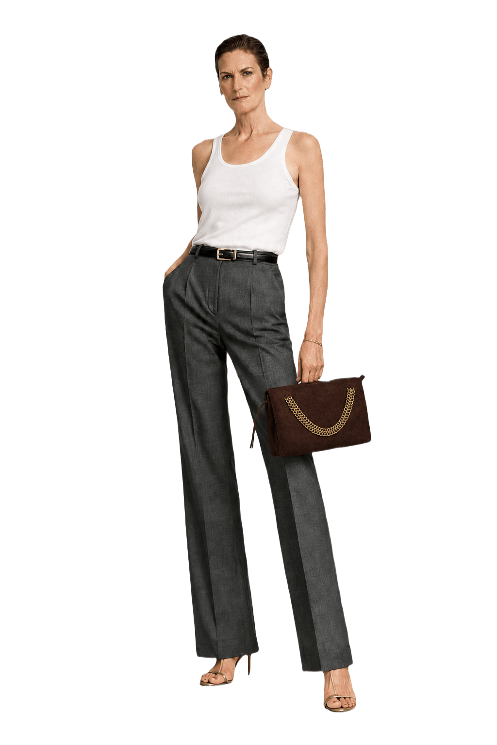 1990s Brown Suede Bag - Model
