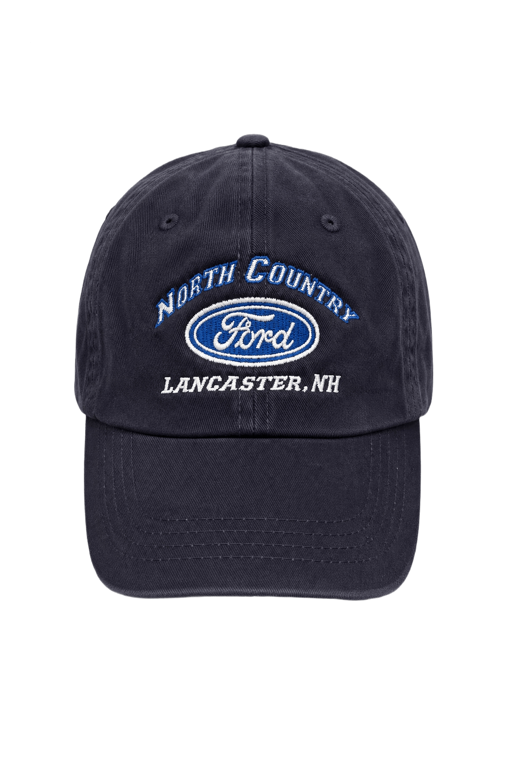1990s Navy Blue Cotton Hat - Front View