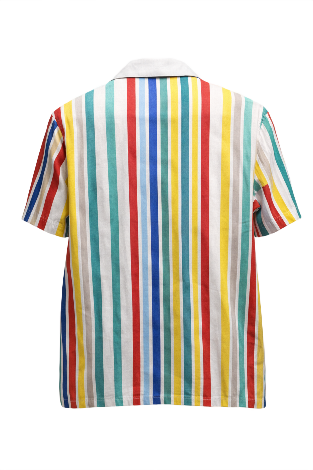1970s Multi-Color Cotton Shirt - Back View