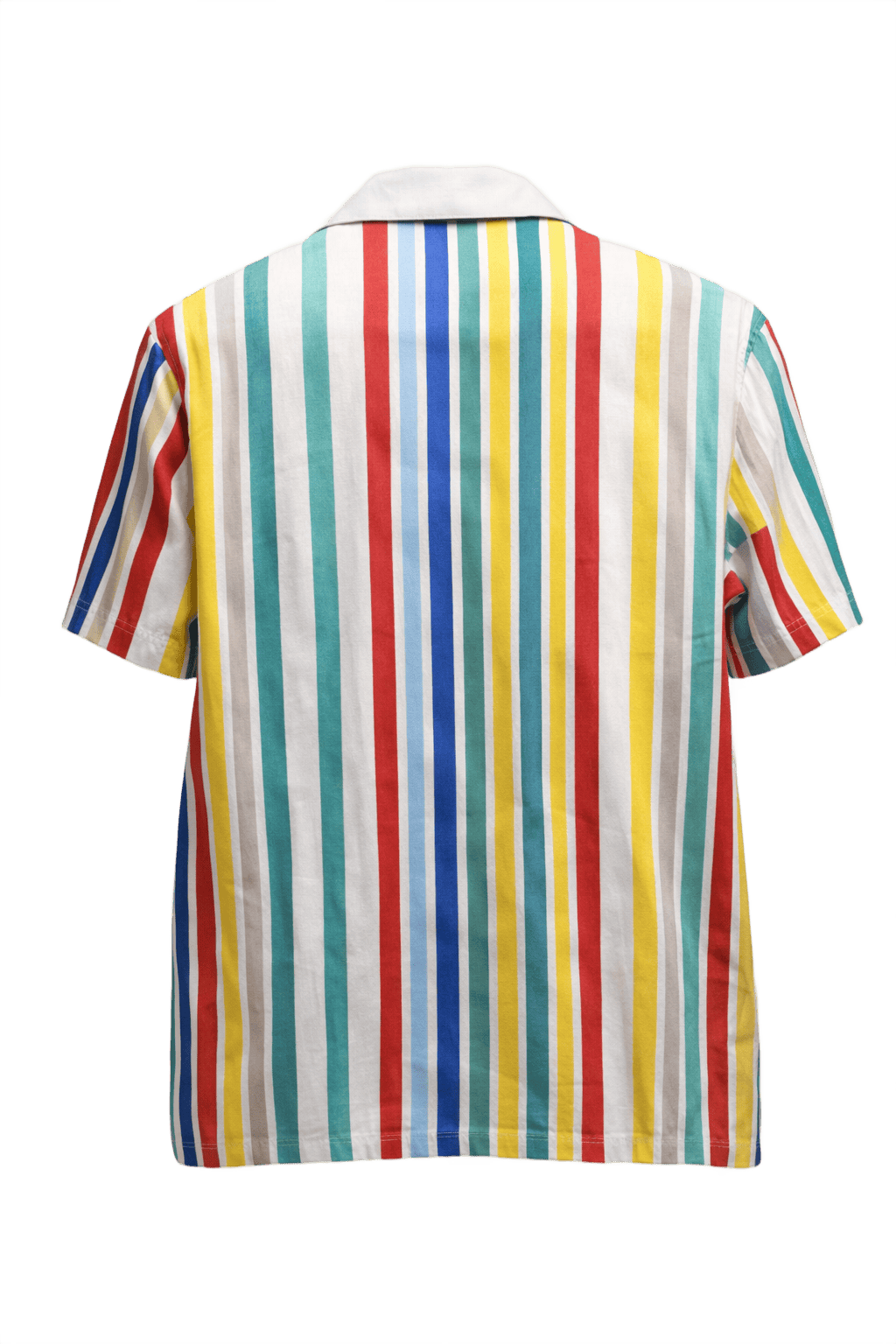 1970s Multi-Color Cotton Shirt - Back View