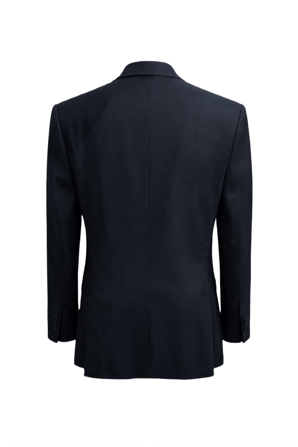 1930s Black Wool Blazer - Back View