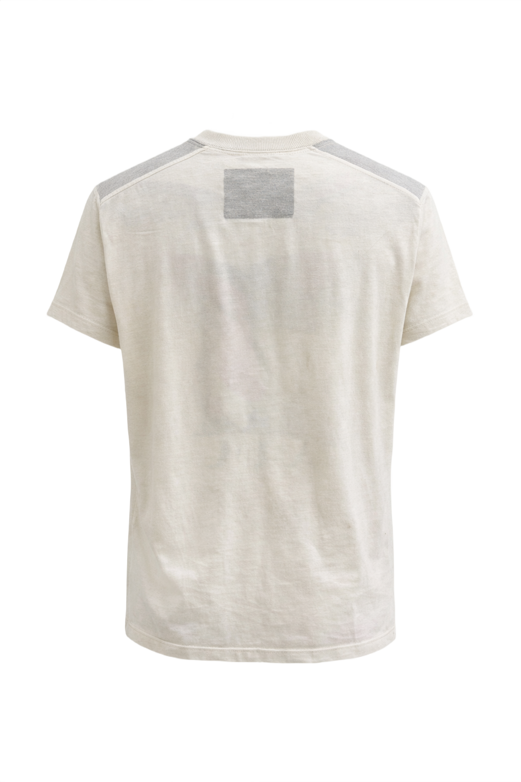 1990s White Cotton T-Shirt - Back View