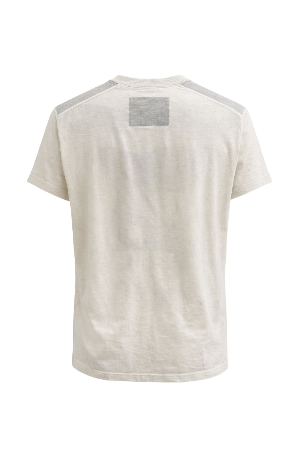1990s White Cotton T-Shirt - Back View