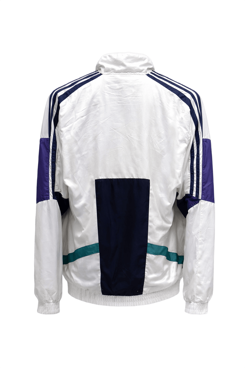 1990s White Synthetic Jacket - Back View