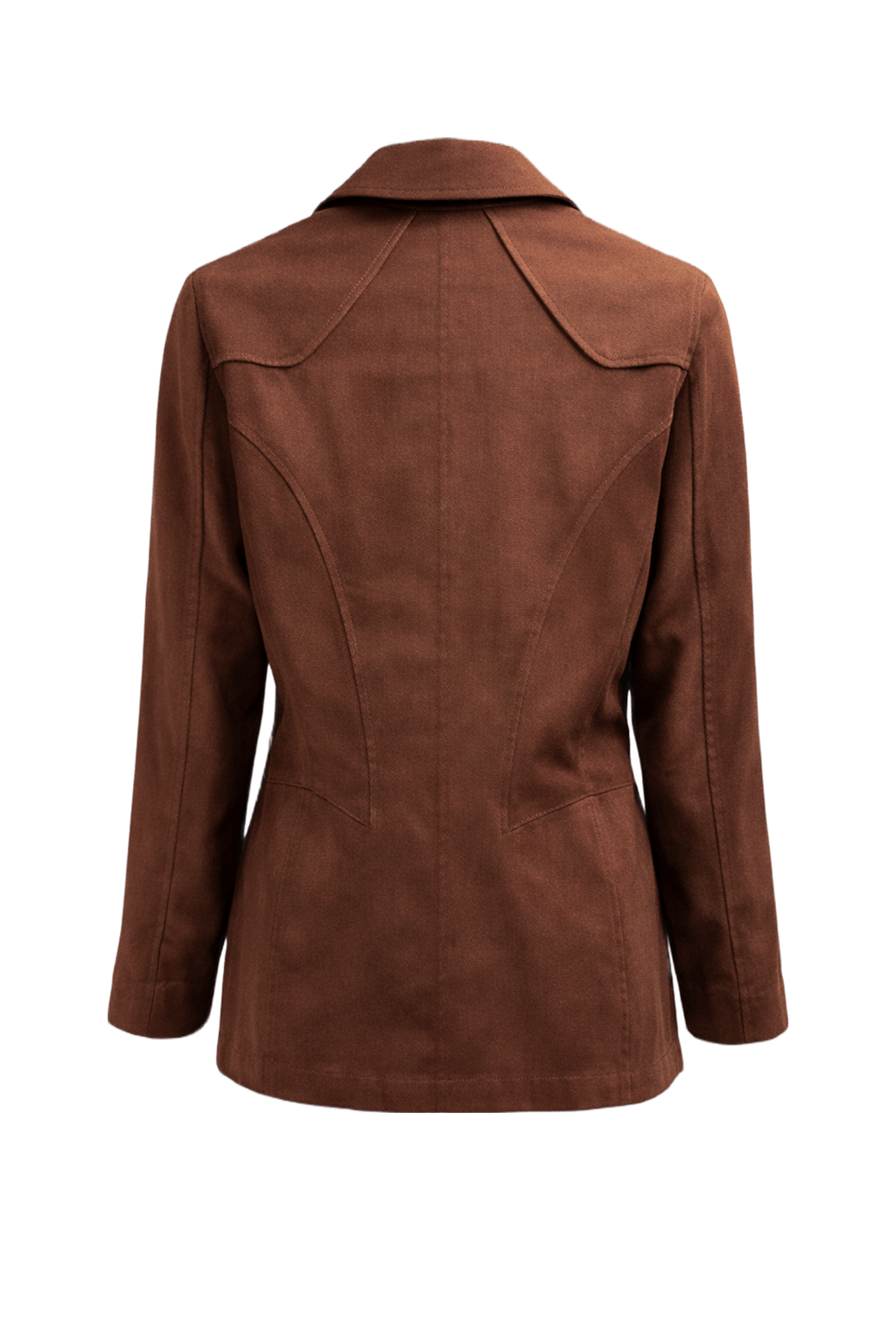 1990s Brown Corduroy Jacket - Back View