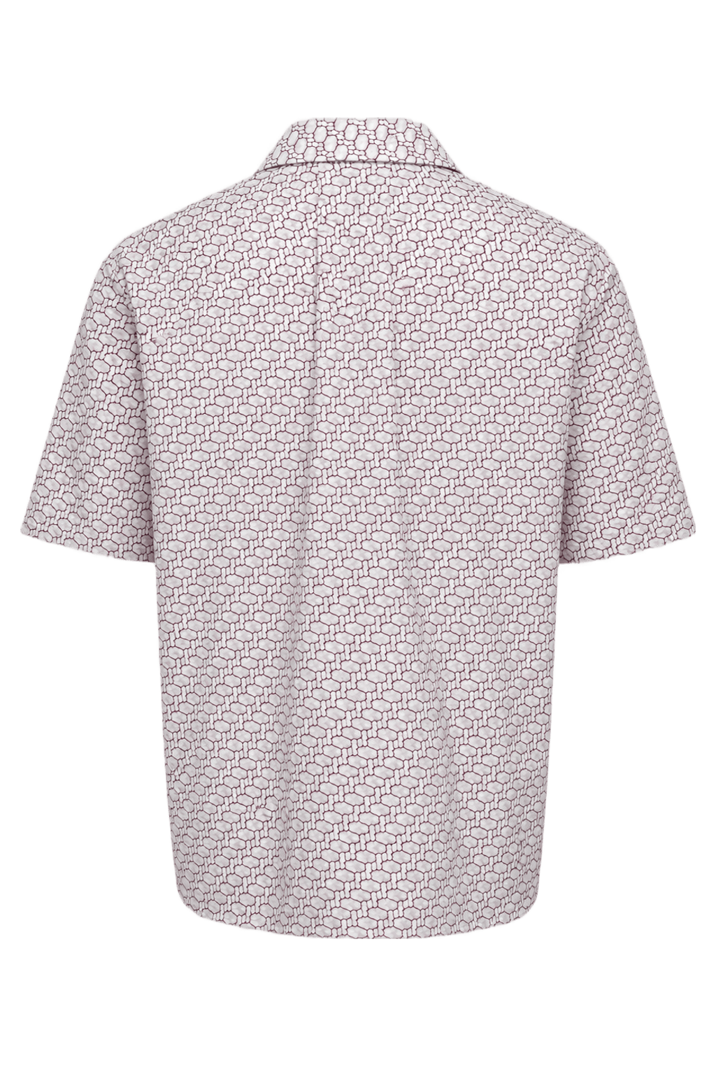 1970s White Polyester Shirt - Back View
