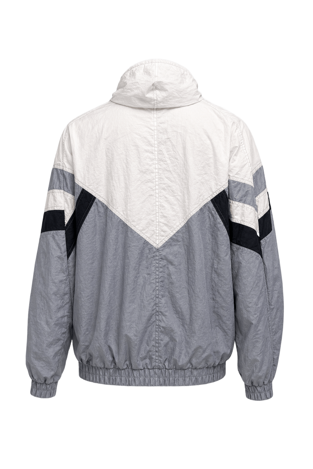 1990s White Nylon Jacket - Back View