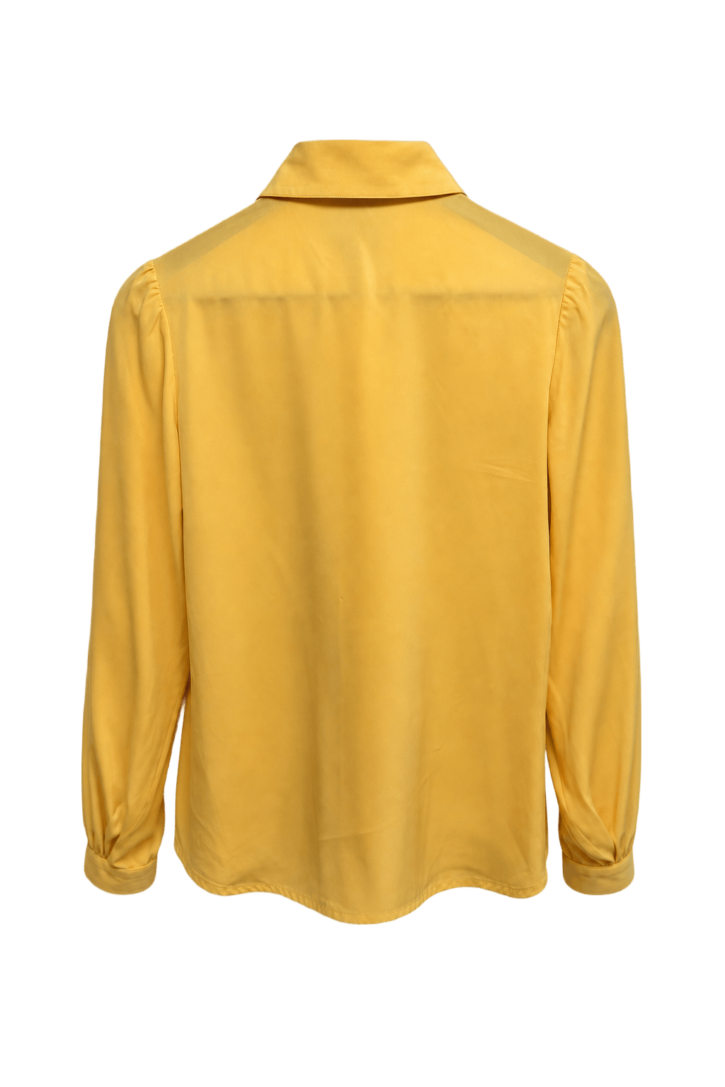 1990s Yellow Blouse - Back View