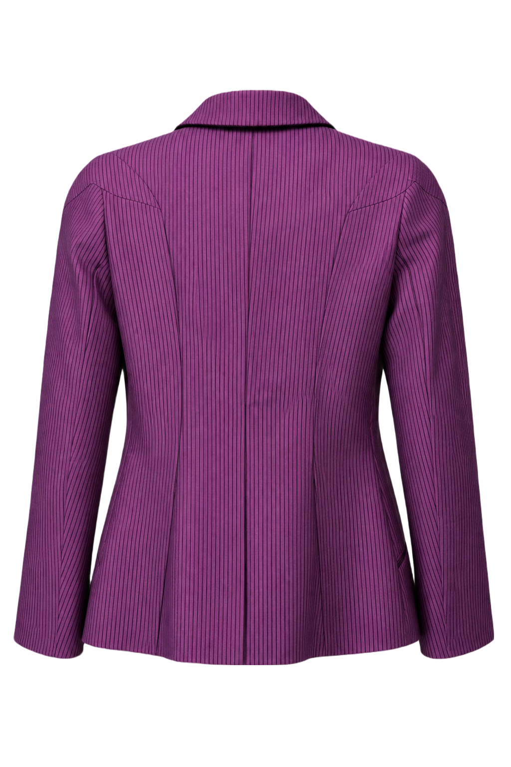 1990s Purple Wool Blazer - Back View