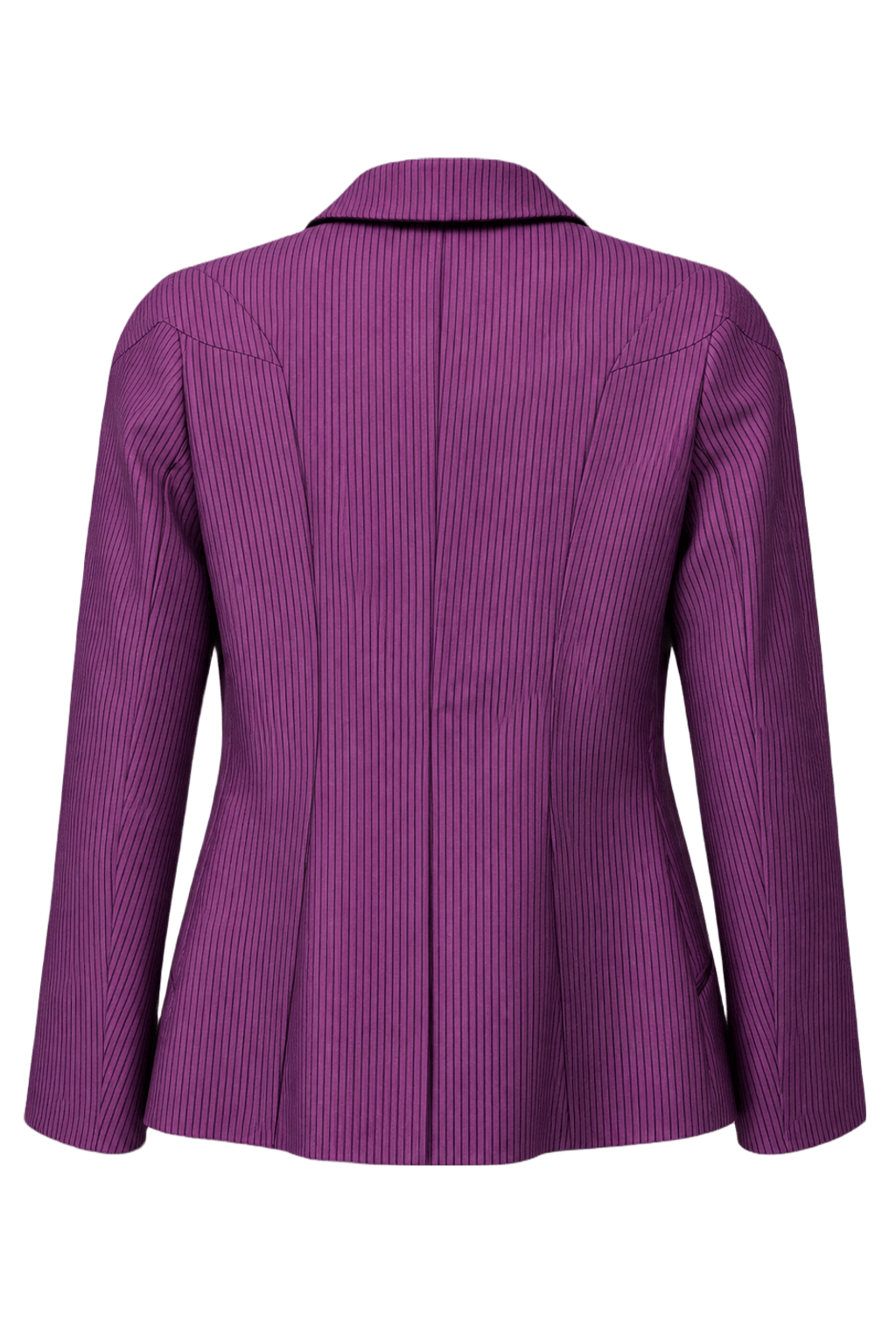 1990s Purple Wool Blazer - Back View