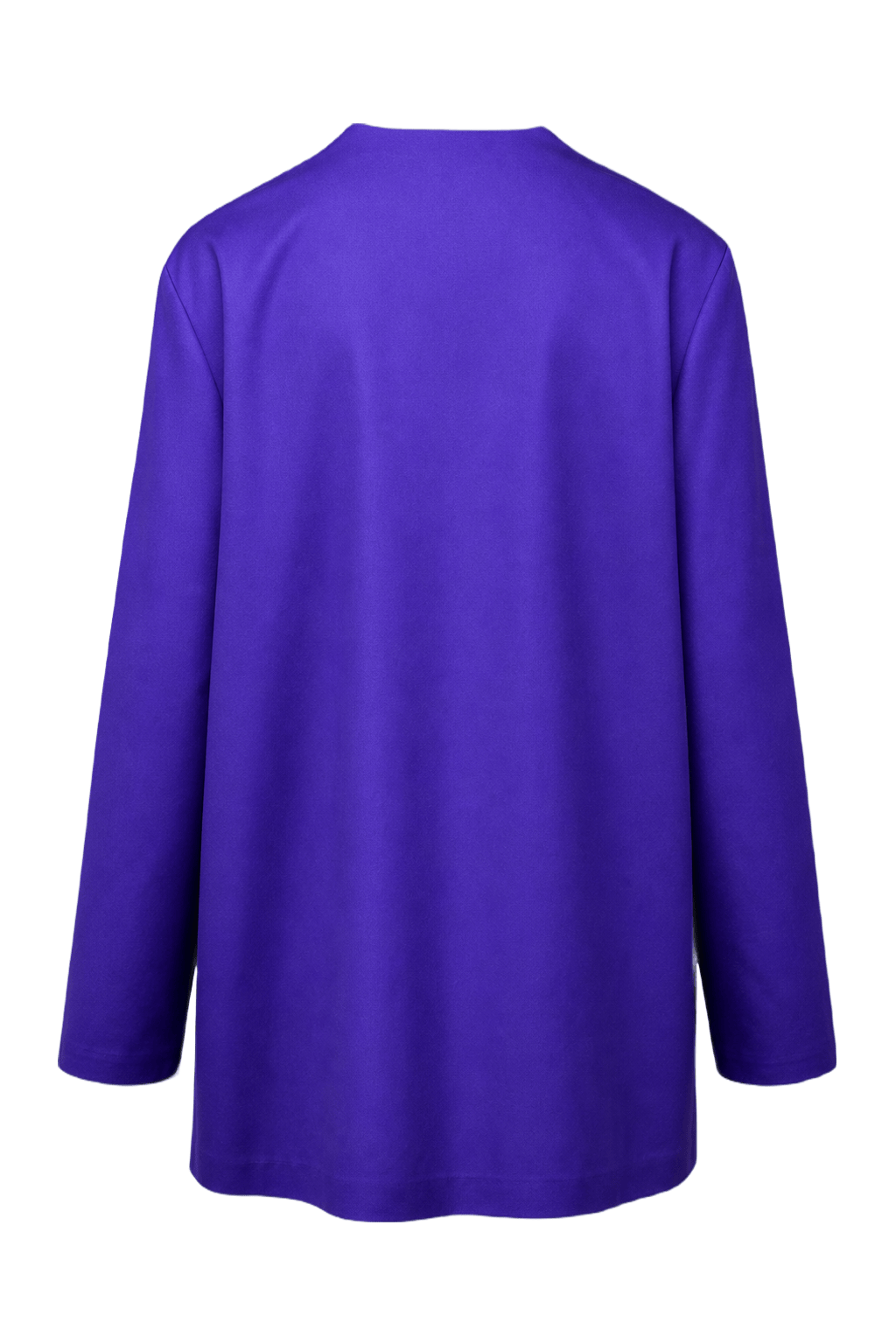 1970s Purple Cotton Blend Jacket - Back View