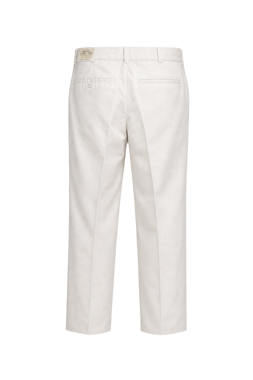 1940s White Cotton Trousers - Back View