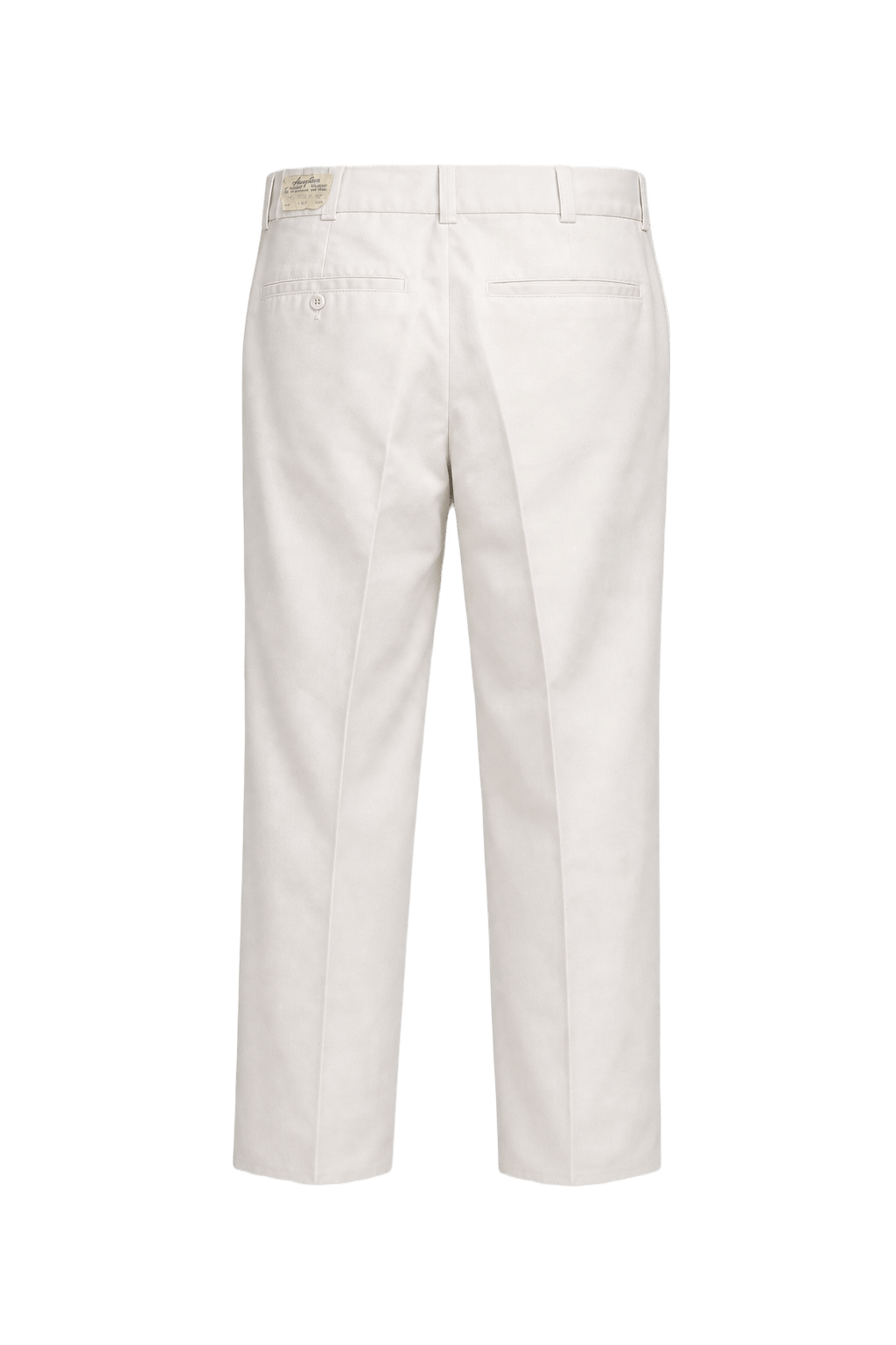 1940s White Cotton Trousers - Back View