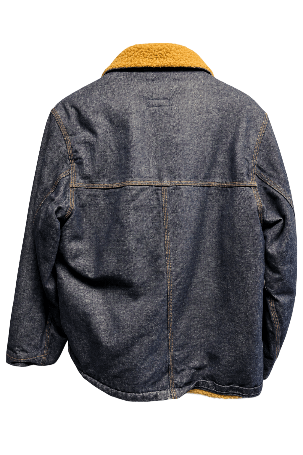 1990s Denim Blue Denim Jacket - Back View