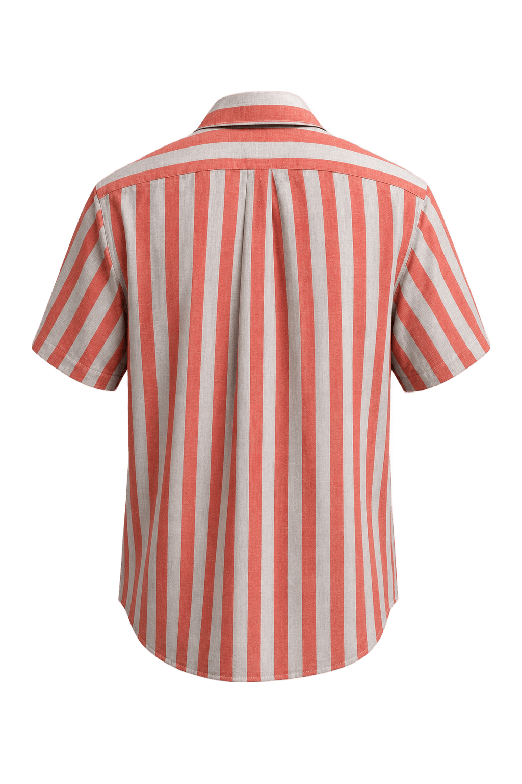 1990s Red Cotton Shirt - Back View