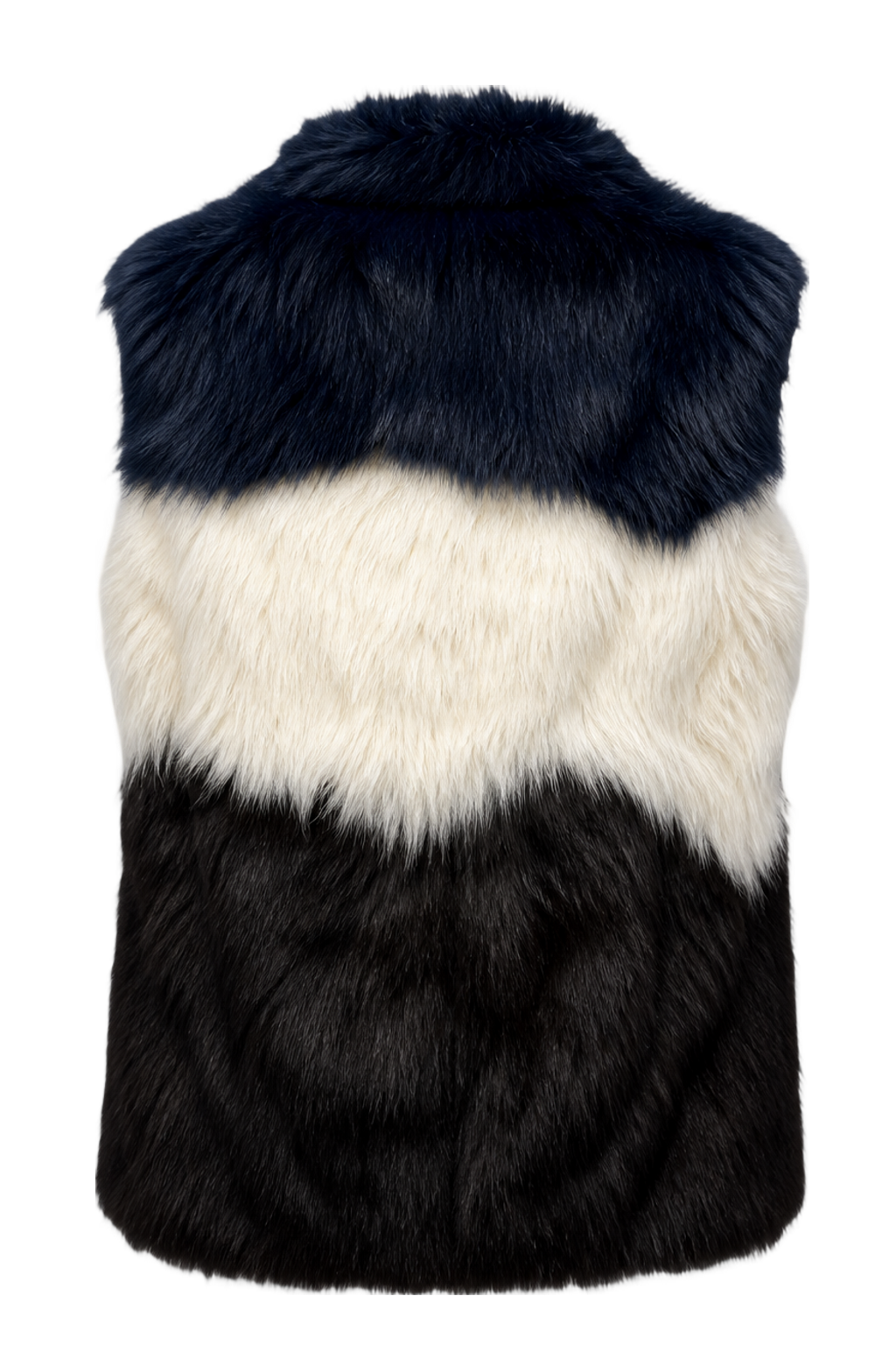 1980s Blue Fur Coat - Back View