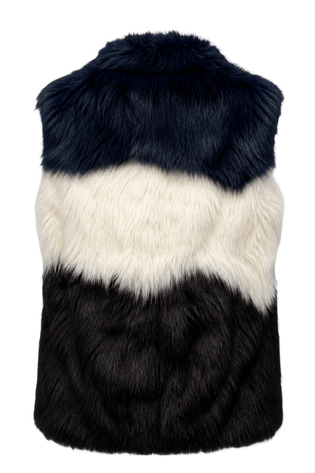 1980s Blue Fur Coat - Back View