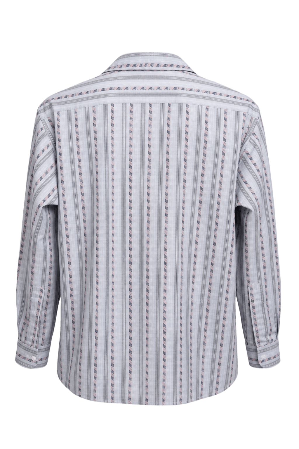 1970s Light Blue Cotton Shirt - Back View