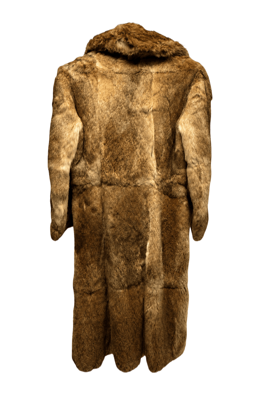 1980s Brown Mink Fur Coat - Back View