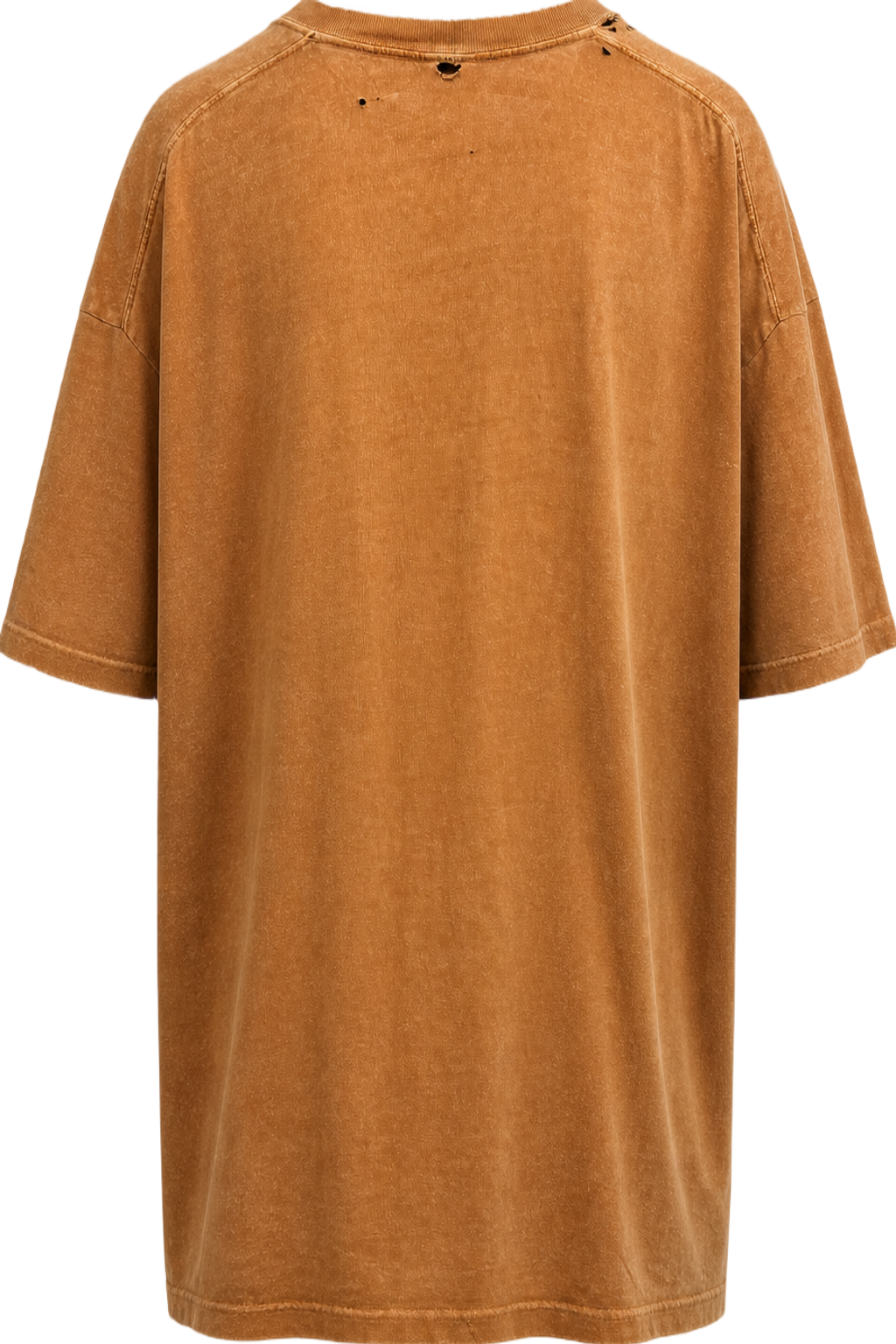 1990s Brown Cotton T-shirt - Back View