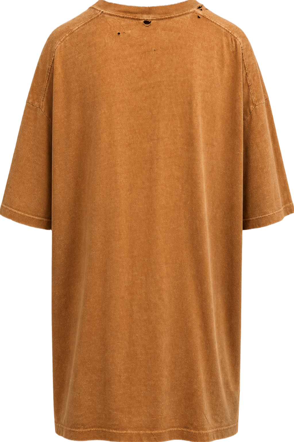 1990s Brown Cotton T-shirt - Back View