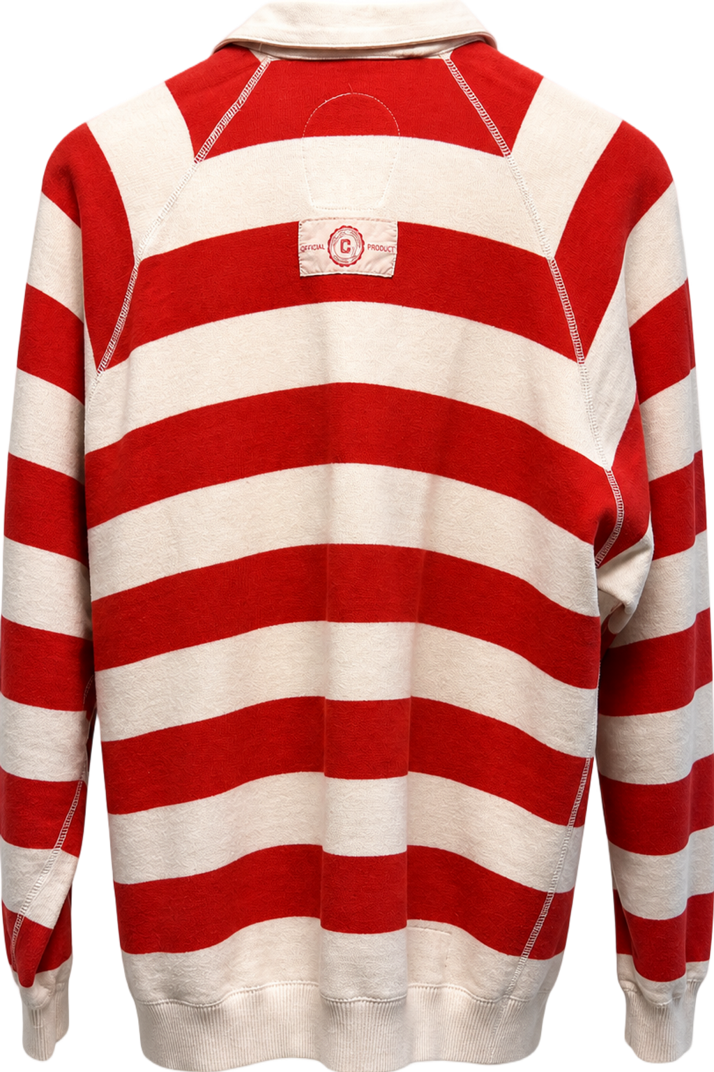 1990s Red Cotton Sweater - Back View
