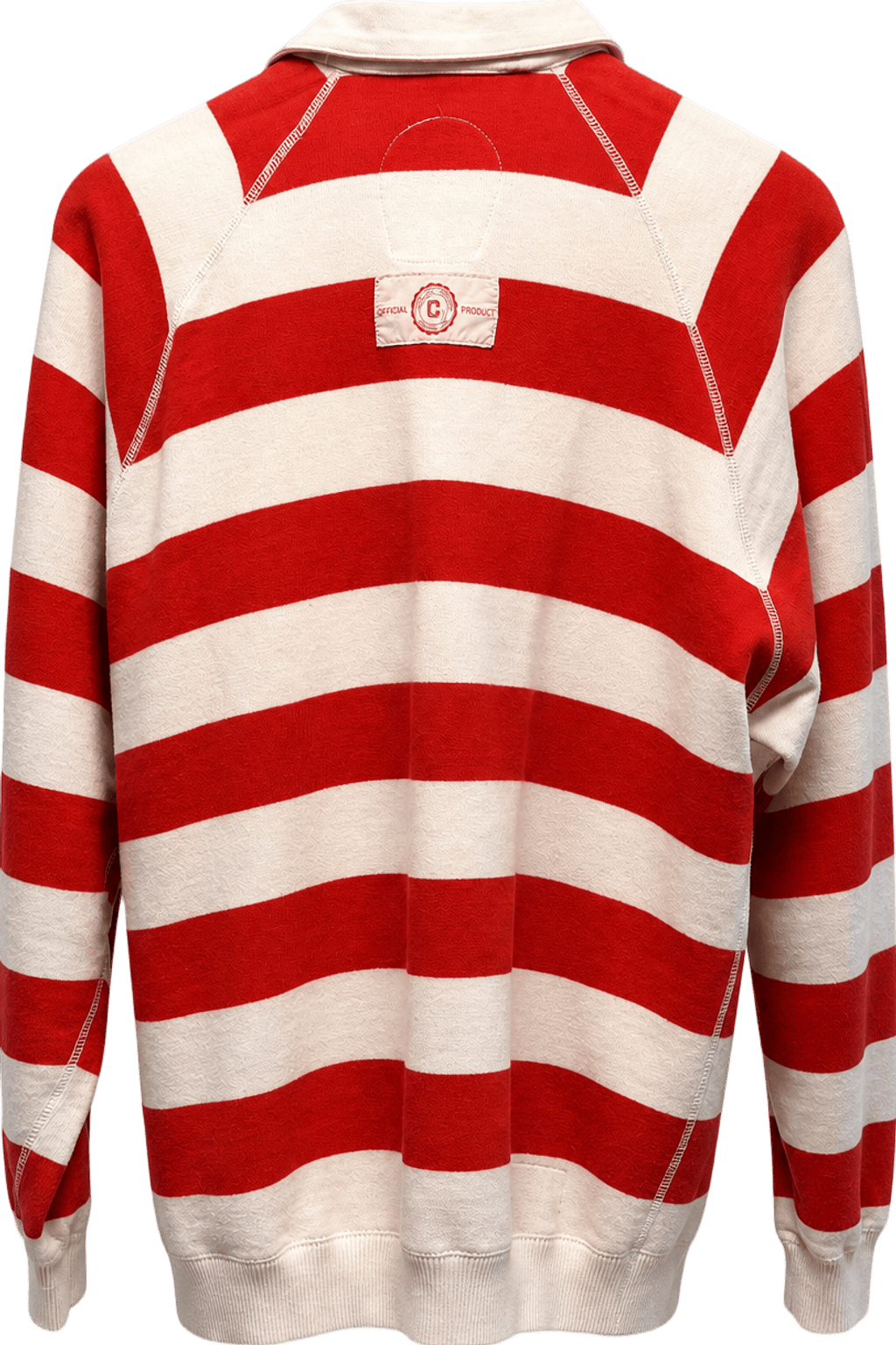 1990s Red Cotton Sweater - Back View