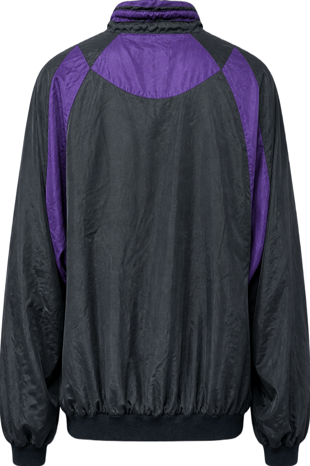 1990s Dark Green Nylon Jacket - Back View