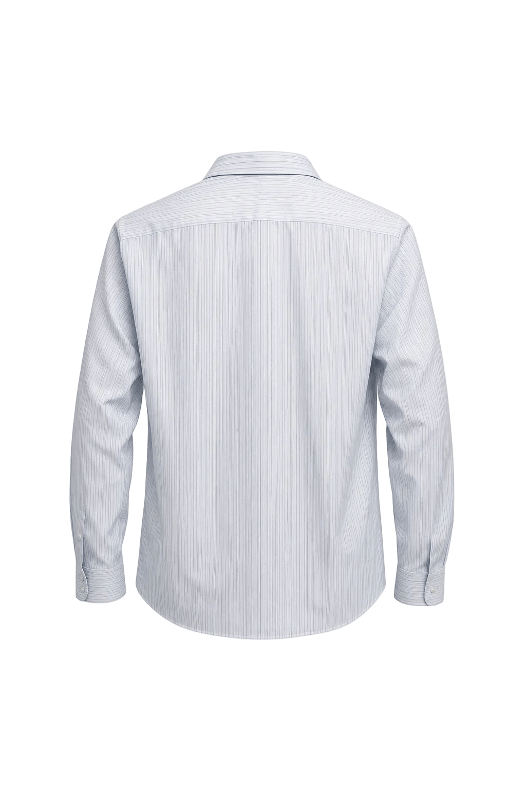 1970s Light Blue Cotton Shirt - Back View