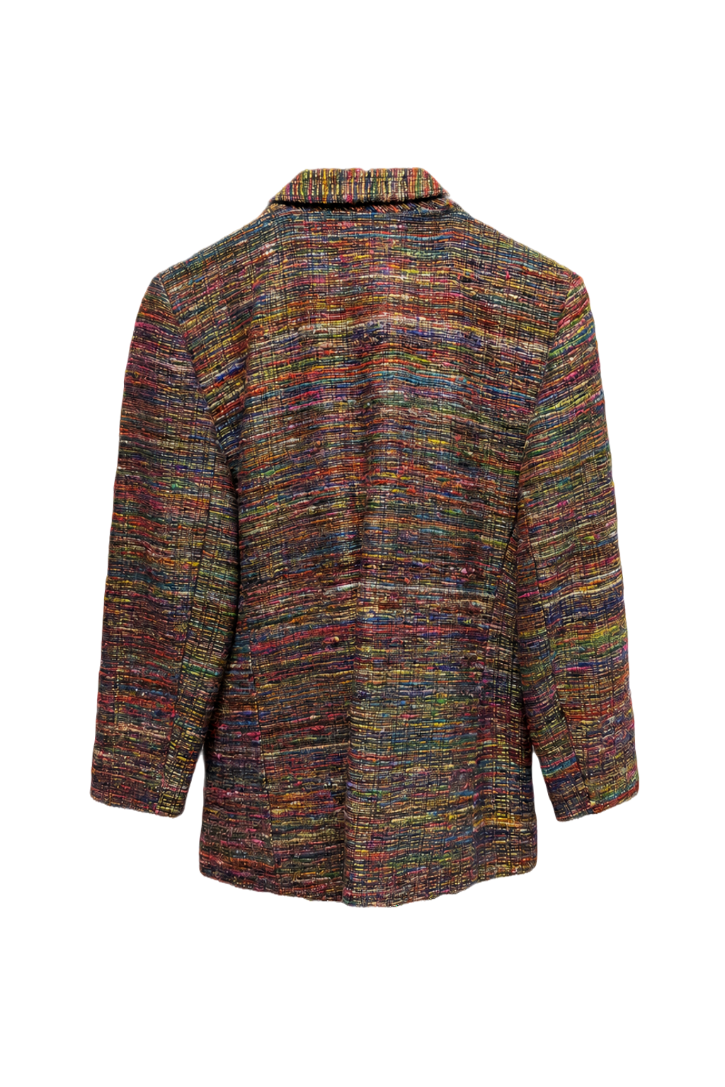 1980s Multicolor Unknown Blazer - Back View