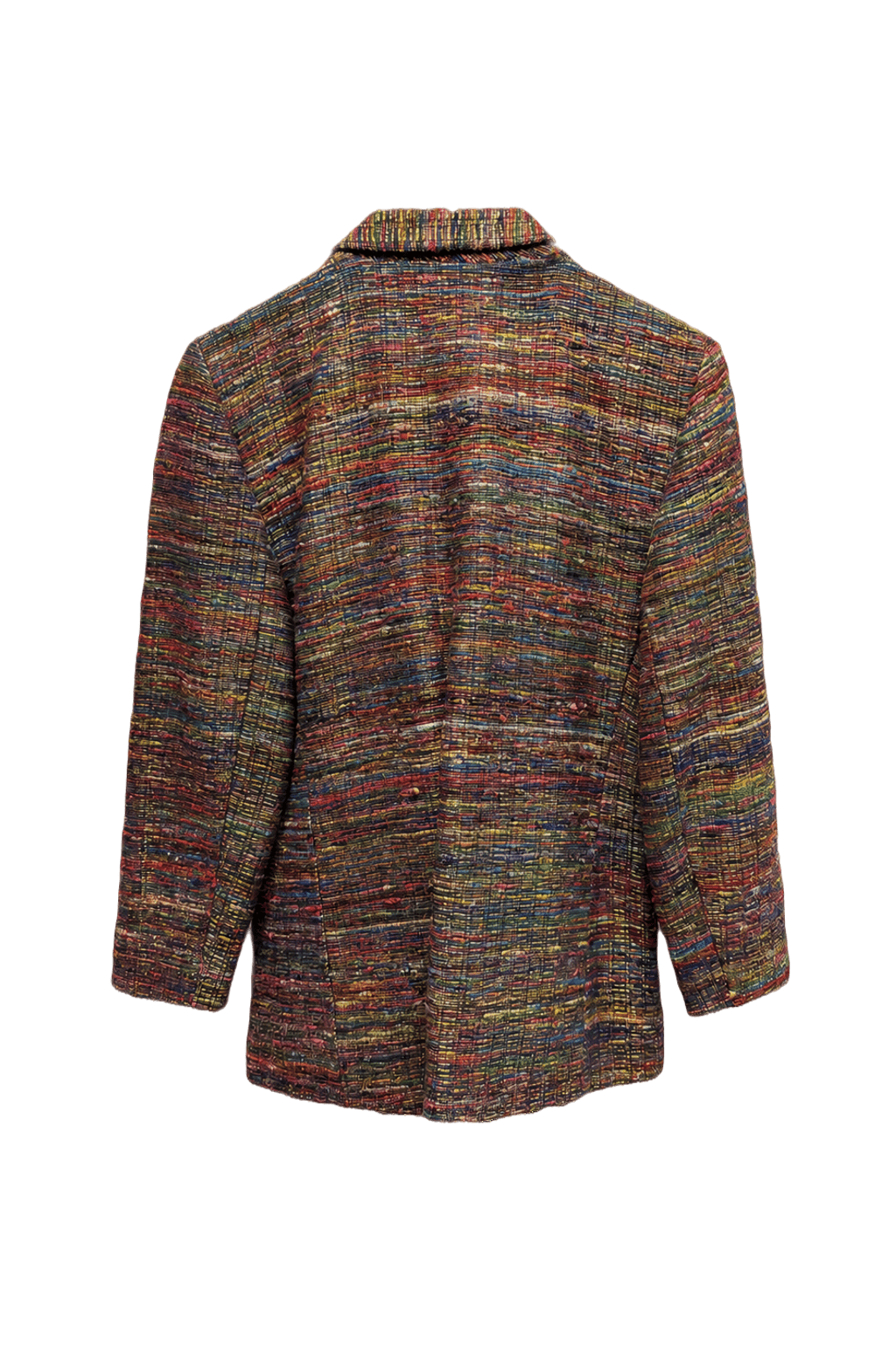 1980s Multicolor Unknown Blazer - Back View
